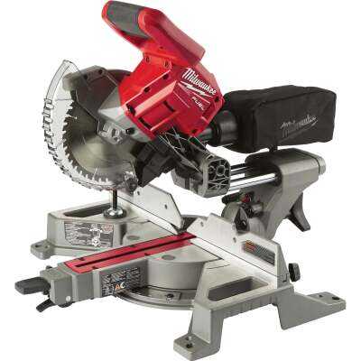 Milwaukee M18 FUEL Brushless 7-1/4 In. Dual Bevel Sliding Compound Cordless Miter Saw (Tool Only)